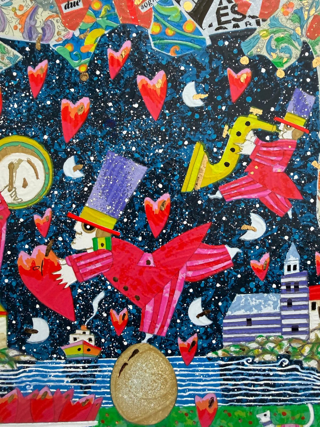 Se dal cielo piovessero cuori (Fondo Blu) | Francesco Musante