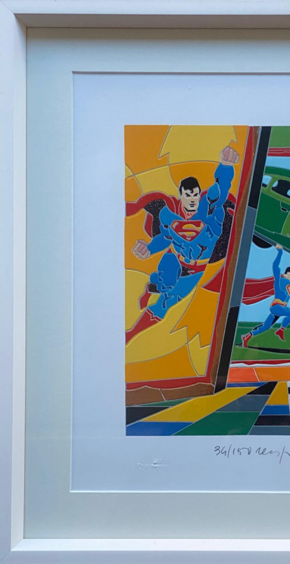 Opera in cornice: Übermensch | Ugo Nespolo