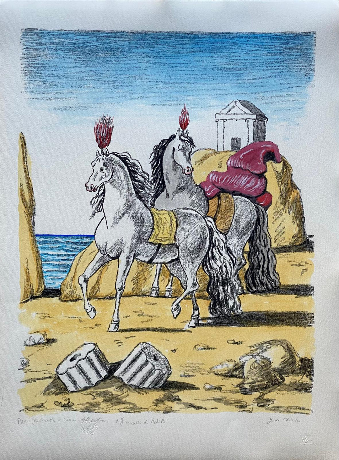 I cavalli di Achille  | Giorgio De Chirico