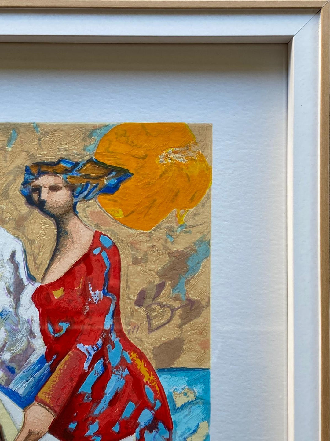 Opera incorniciata: Due ombre insieme  | Giampaolo Talani