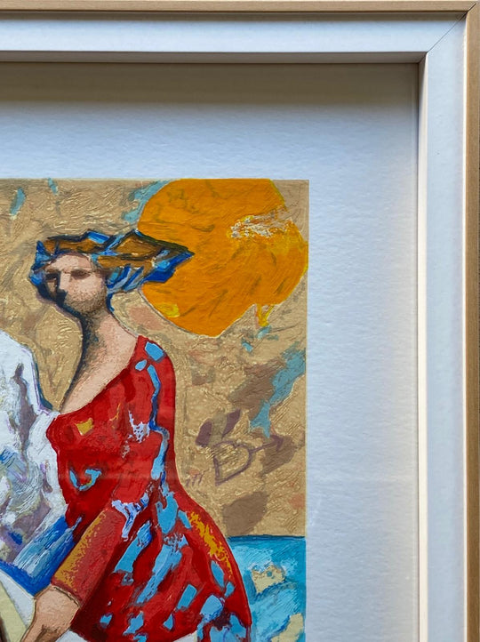 Opera incorniciata: Due ombre insieme  | Giampaolo Talani