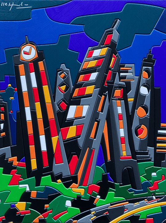 Urban Landscape | Ugo Nespolo - Arte Focus™