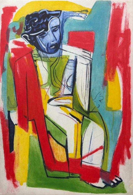 Uomo seduto | Sandro Chia - Arte Focus™