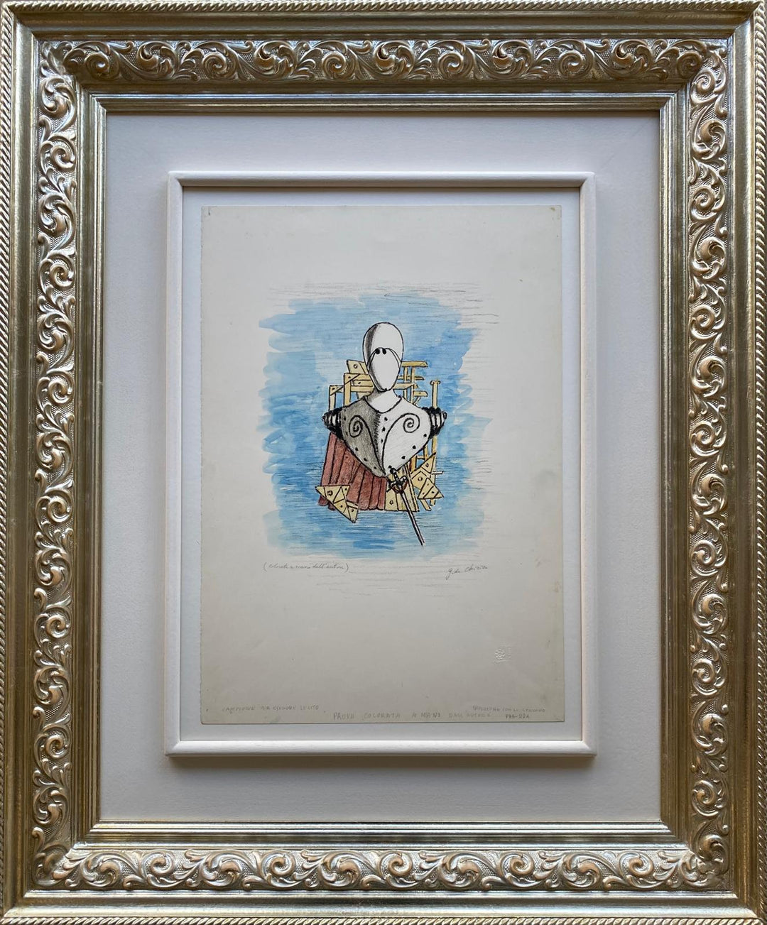 Trovatore con lo spadino | Giorgio De Chirico