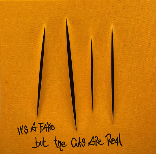 It's a fake but the cuts are real (Opera Unica) | Eddy Reel - Arte Focus™