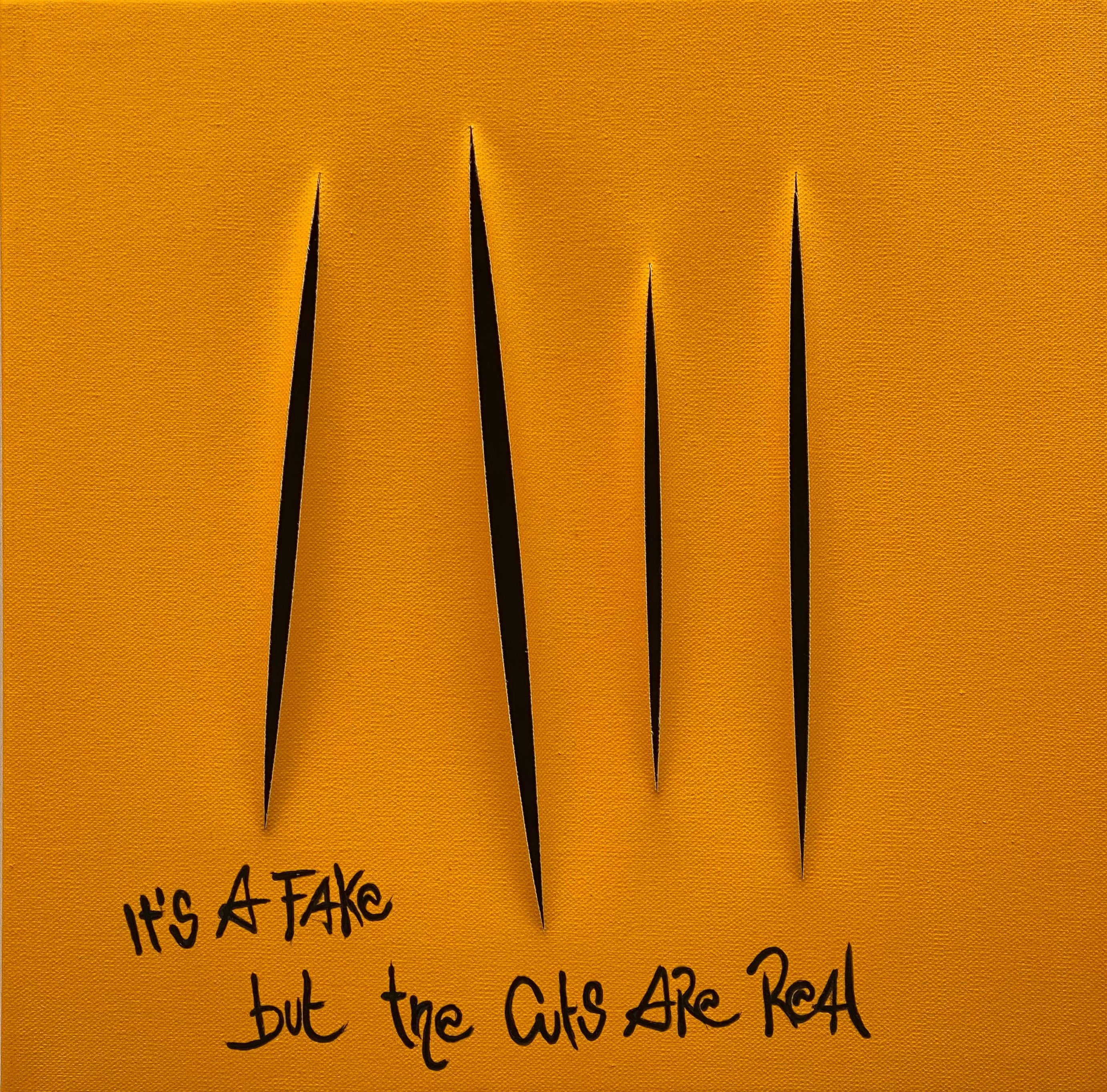 It's a fake but the cuts are real (Opera Unica) | Eddy Reel - Arte Focus™