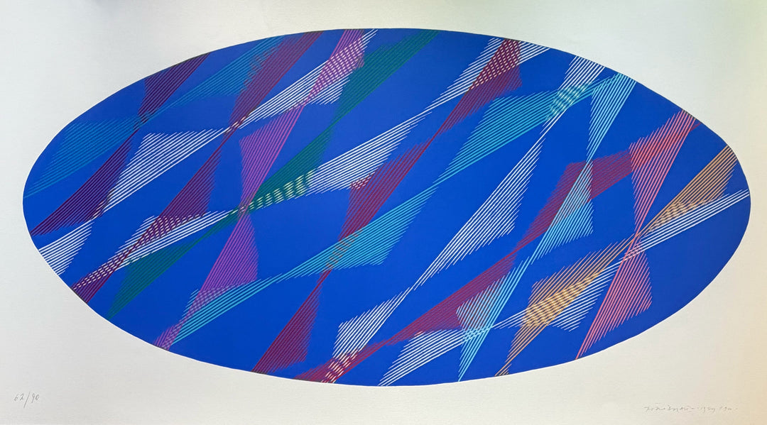 Ellisse Blu | Piero Dorazio - Arte Focus™