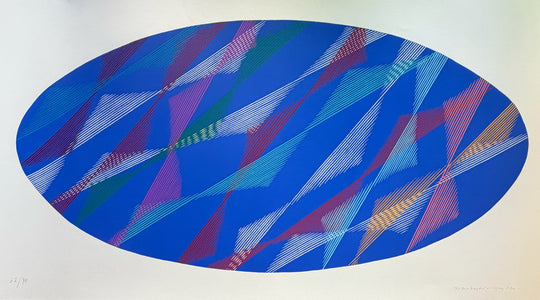 Ellisse Blu | Piero Dorazio - Arte Focus™