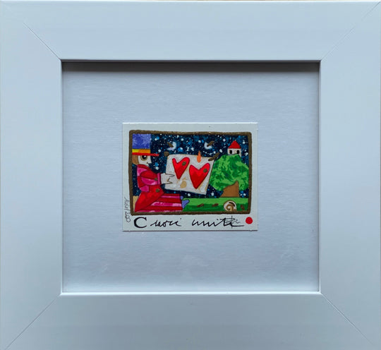 Opera in cornice: Cuori uniti | Francesco Musante