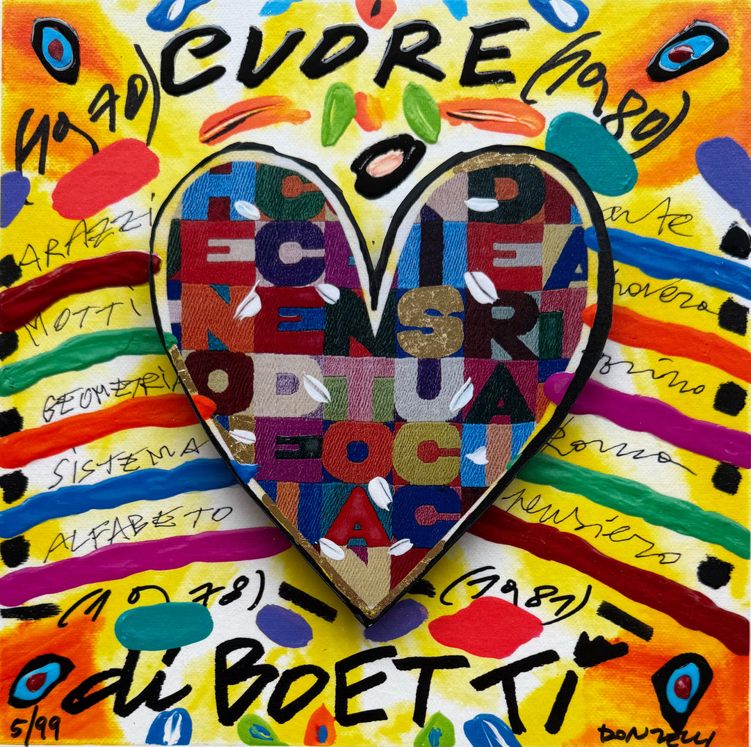 Cuore di Boetti | Bruno Donzelli - Arte Focus™