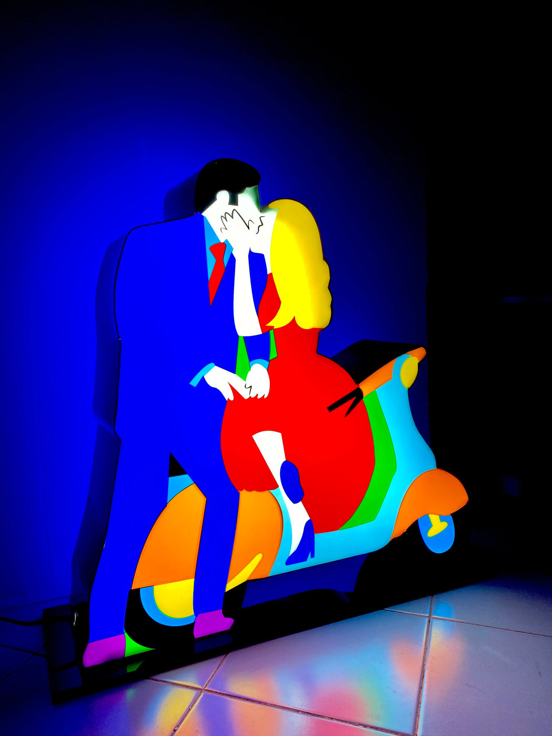 Midnight Kiss | Marco Lodola - Arte Focus™