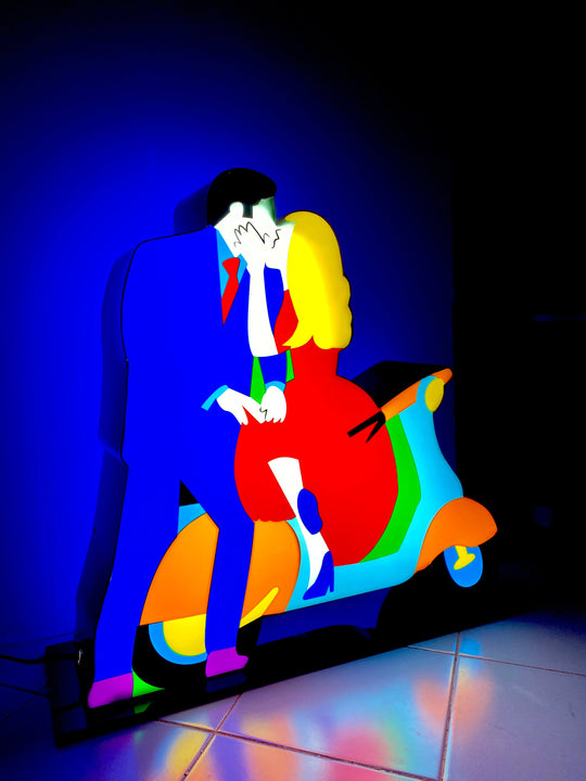 Midnight Kiss | Marco Lodola - Arte Focus™