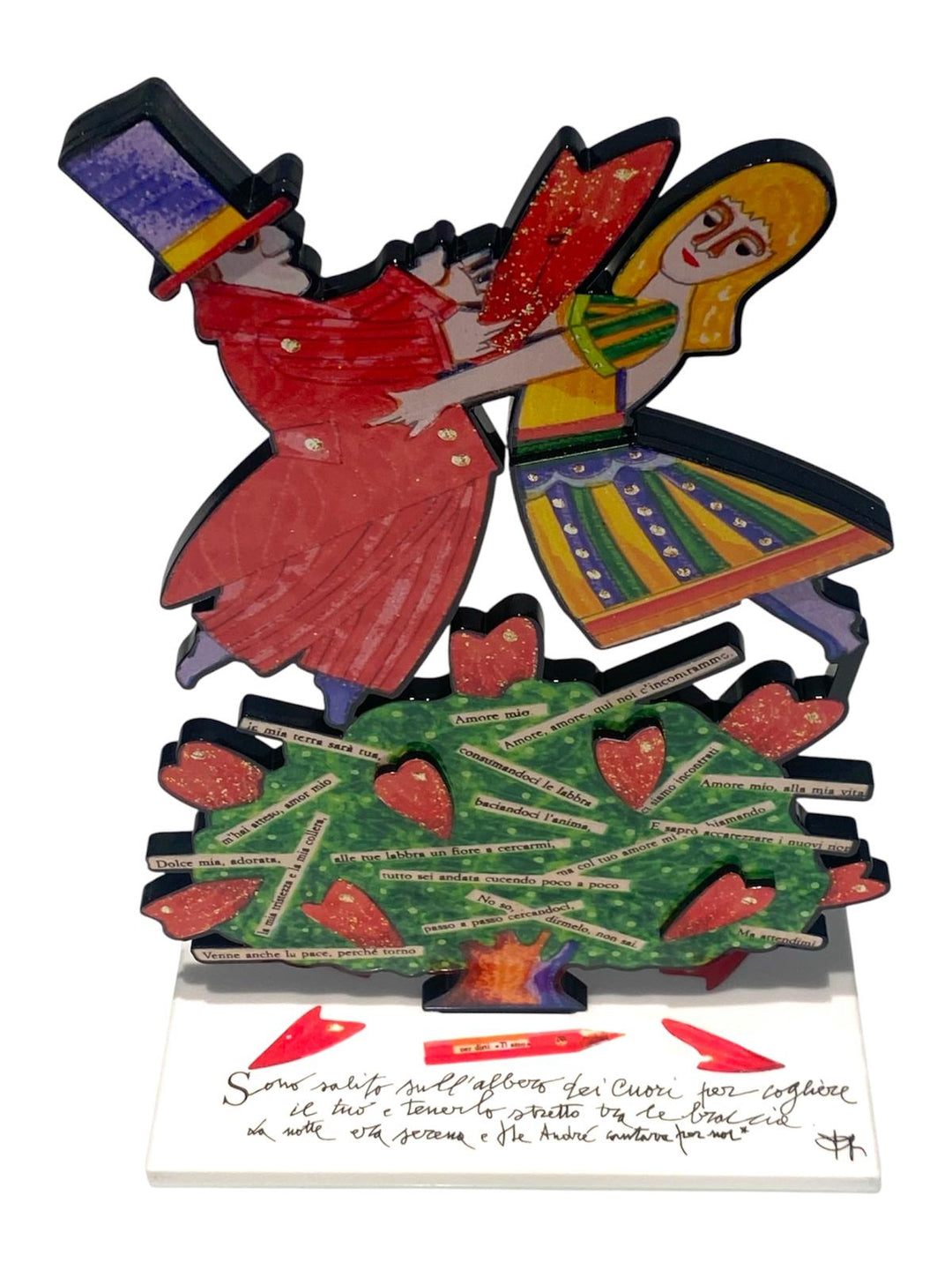 Sono salito sull'albero dei cuori | Francesco Musante - Arte Focus™