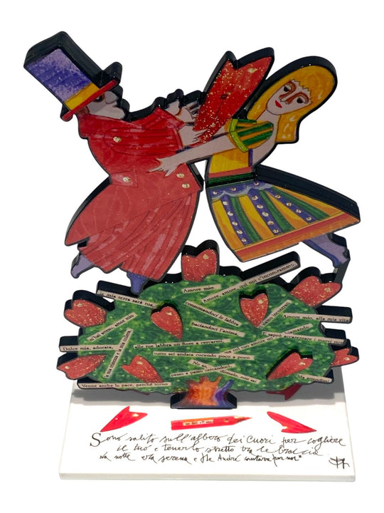 Sono salito sull'albero dei cuori | Francesco Musante - Arte Focus™