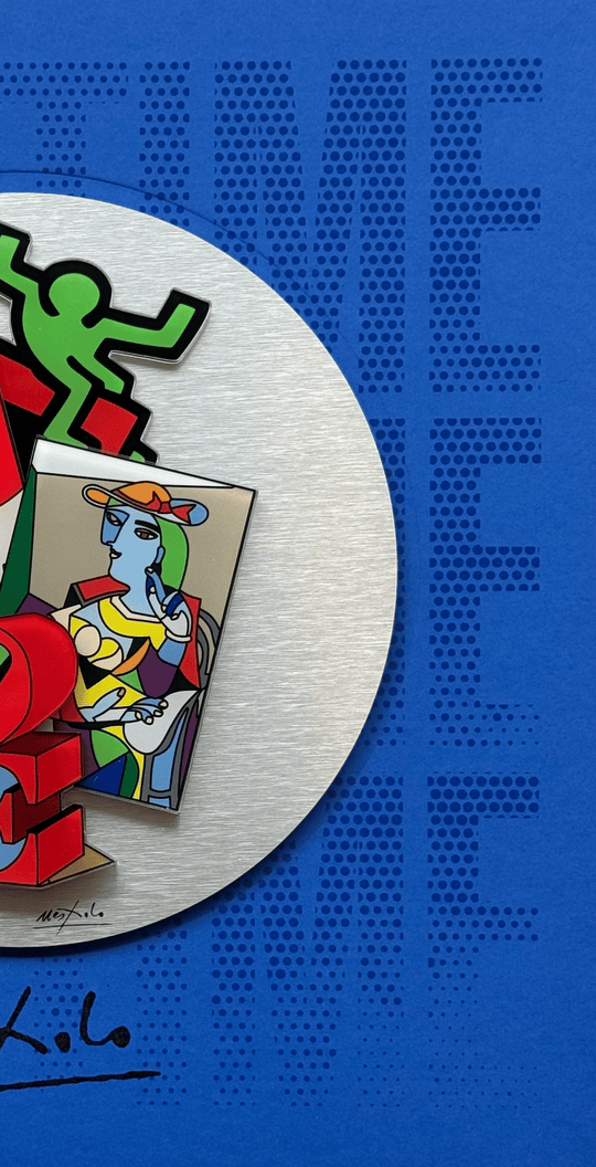 Opera incorniciata: Remix the Icons  | Ugo Nespolo - Arte Focus™