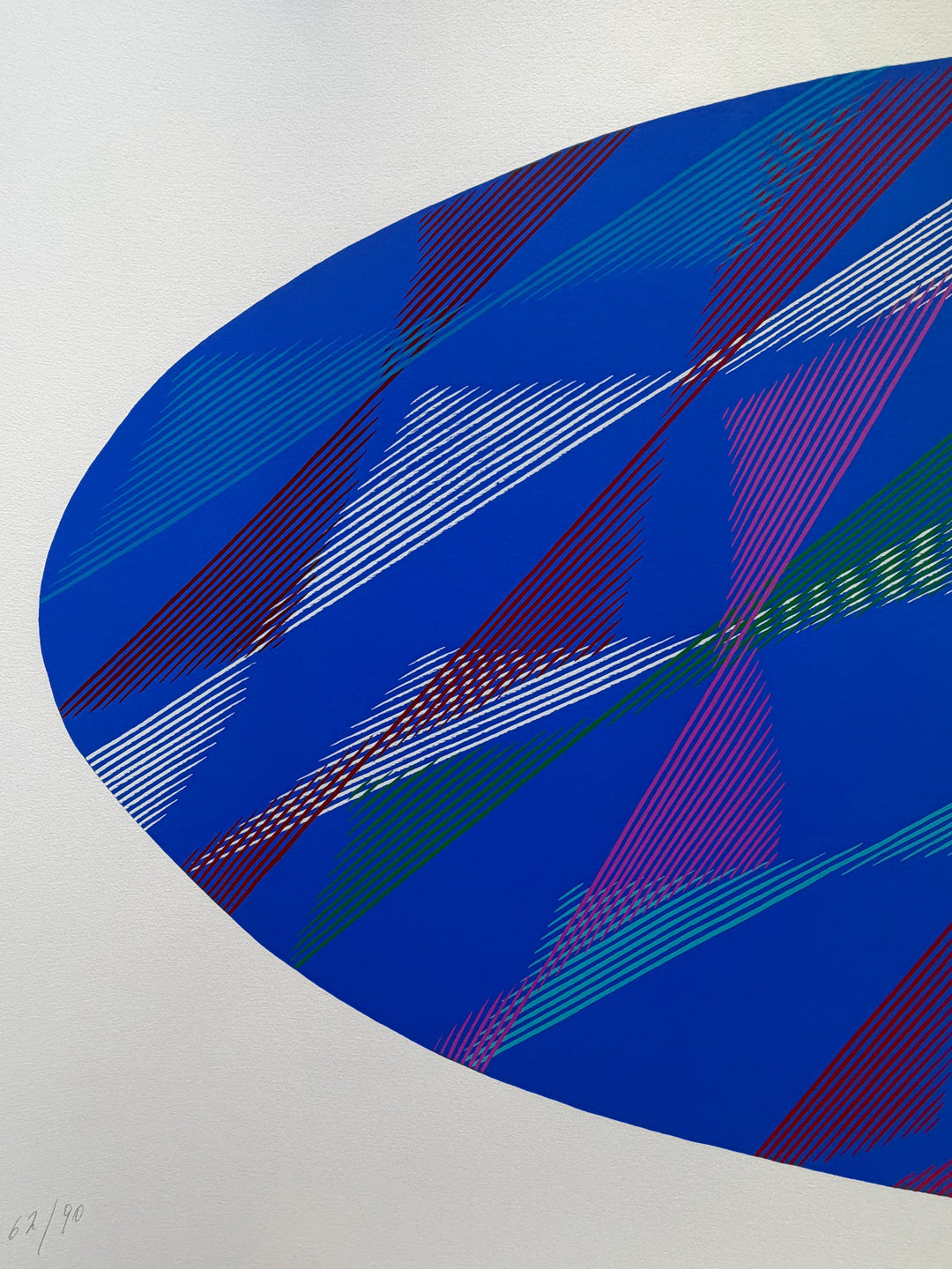 Ellisse Blu | Piero Dorazio - Arte Focus™