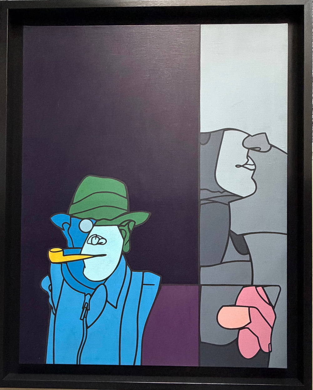 L'artiste emu par la grandeur des ruines antiques | Valerio Adami