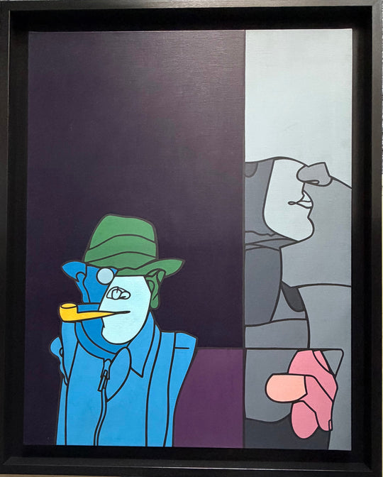 L'artiste emu par la grandeur des ruines antiques | Valerio Adami