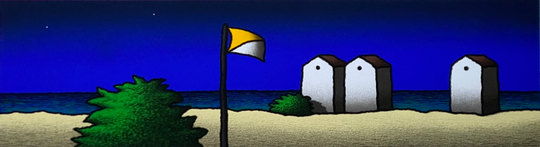 Spiaggia e bandiera | Tino Stefanoni