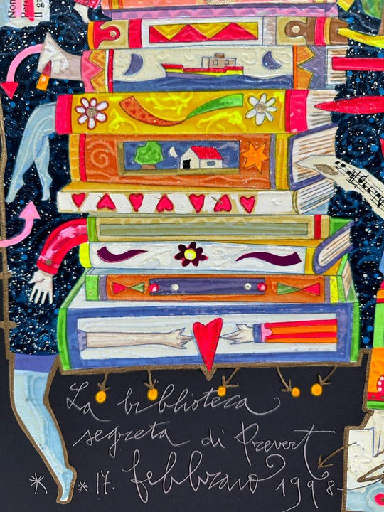 La biblioteca segreta di Prevert | Francesco Musante - Arte Focus™