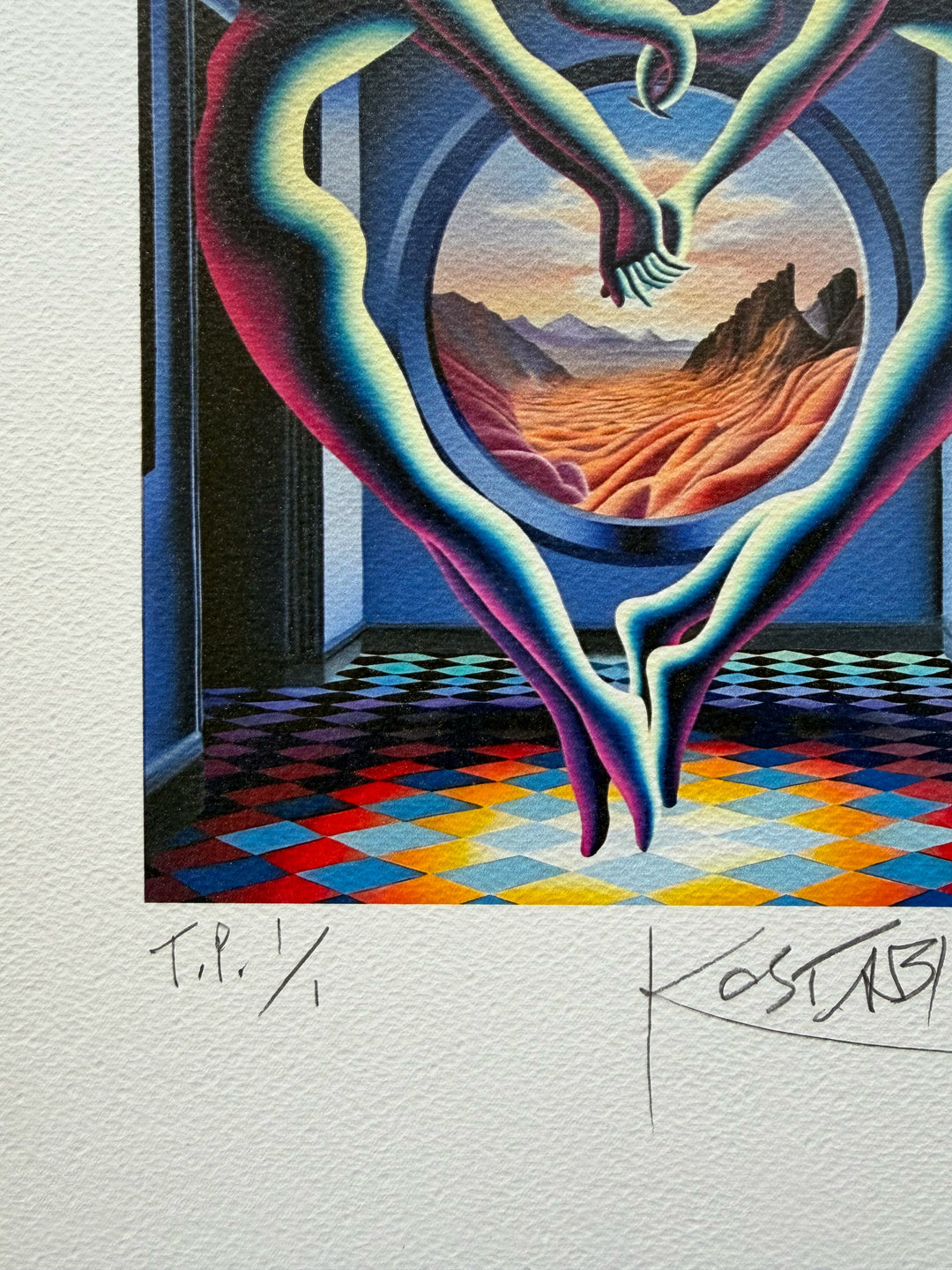 Solar Embrace | Mark Kostabi