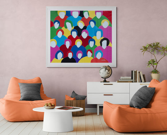 Human Pattern | Marco Lodola - Arte Focus™