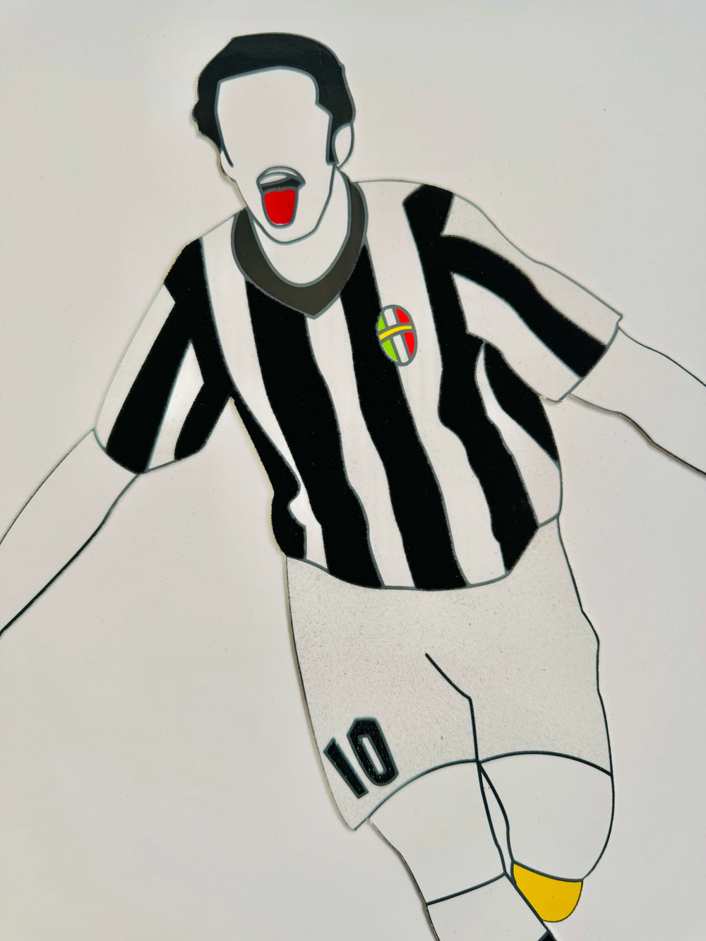 The Black & White King | Marco Lodola - Arte Focus™