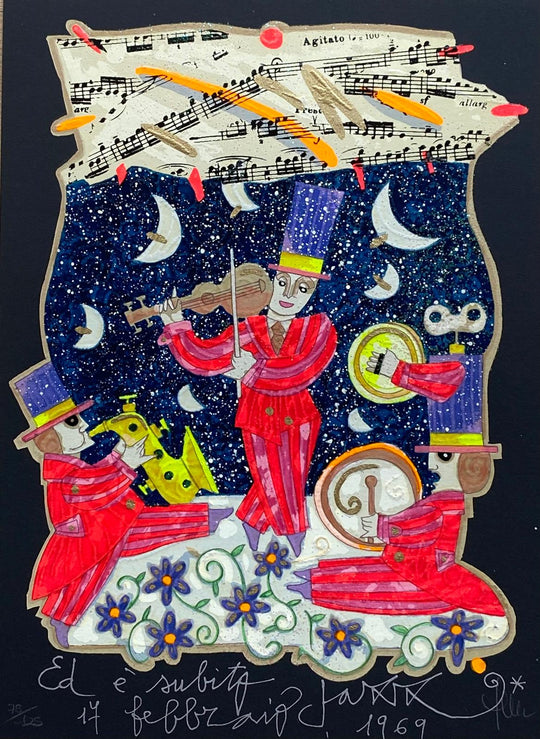 Ed è subito jazz (fondo blu) | Francesco Musante