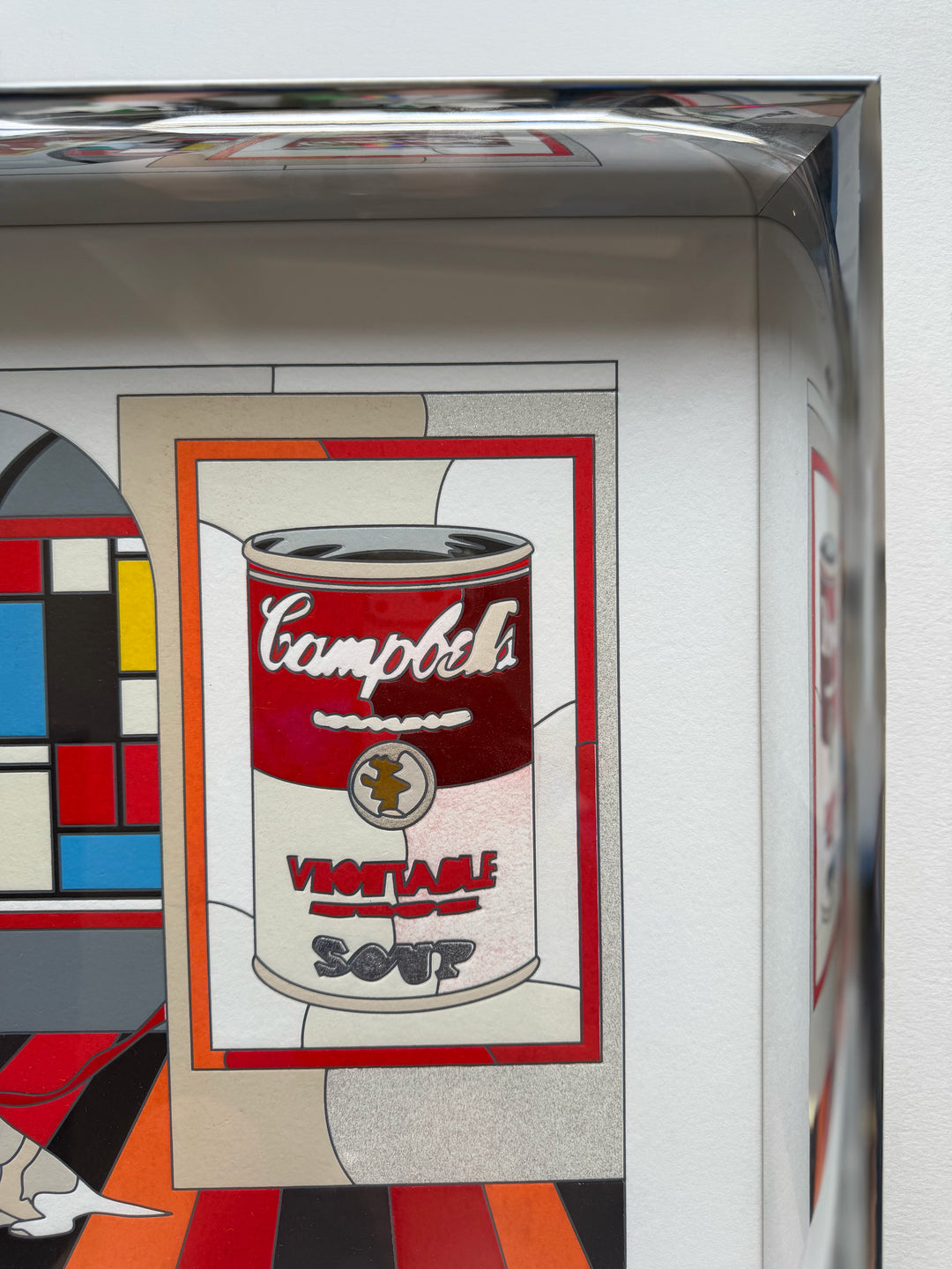 Opera incorniciata: Soup-er vision | Ugo Nespolo - Arte Focus™