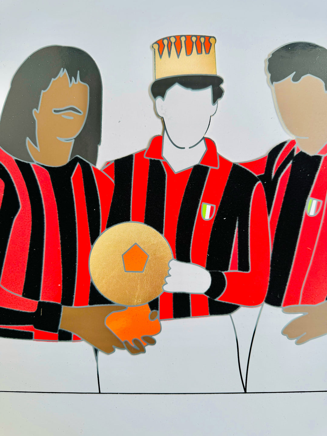 The Golden trio | Marco Lodola - Arte Focus™