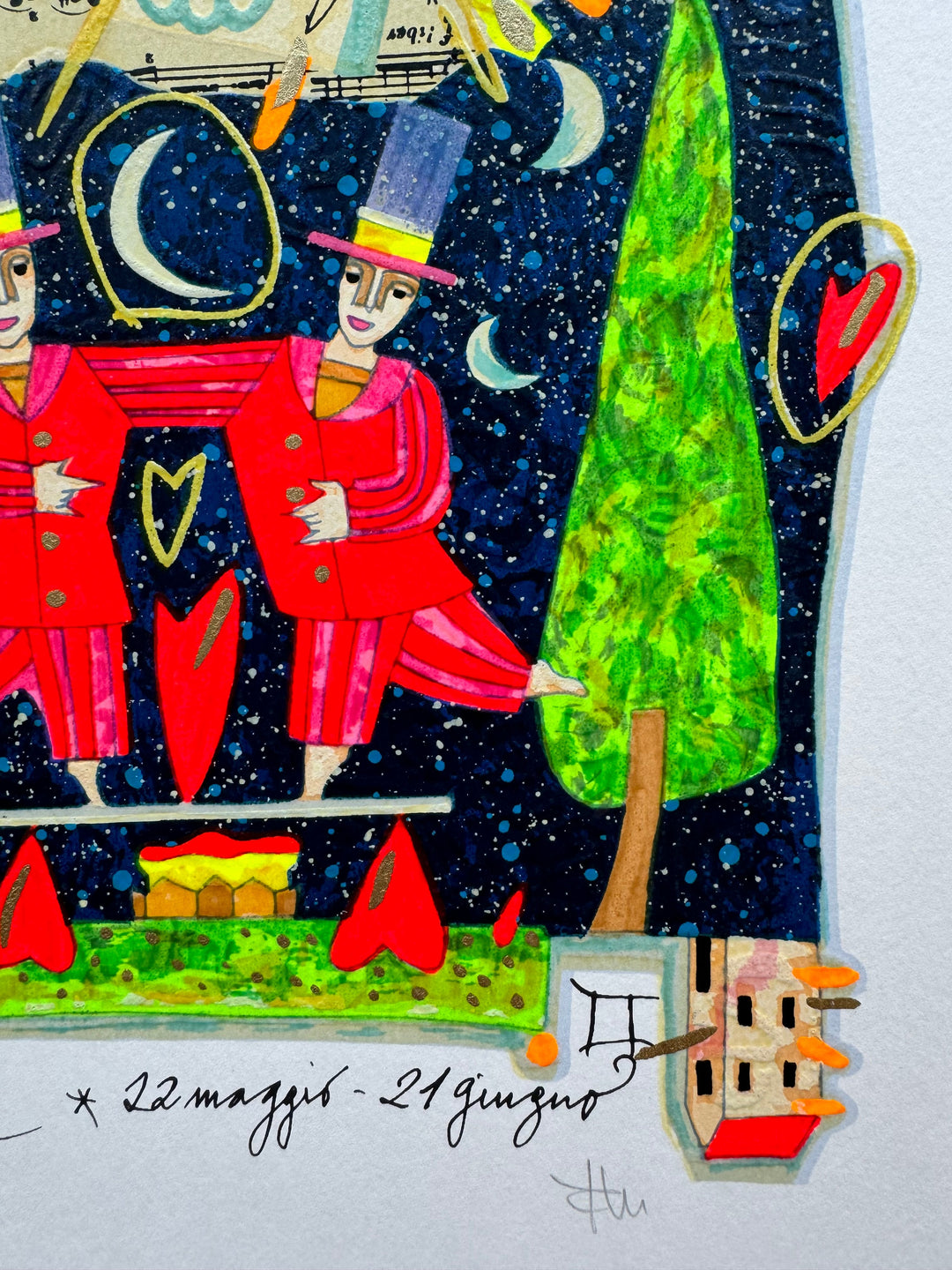 Segni Zodiacali "Gemelli" (Fondo bianco) | Francesco Musante