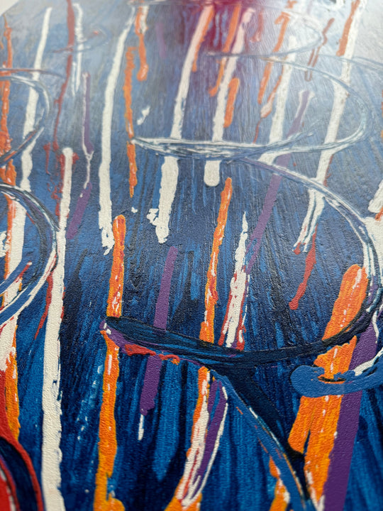 Vetrata blu | Mario Schifano - Arte Focus™