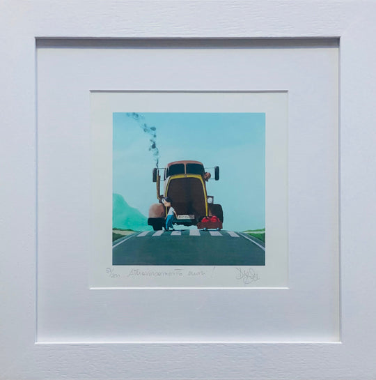 Opera in cornice: Attraversamento cuori  | Diego Santini