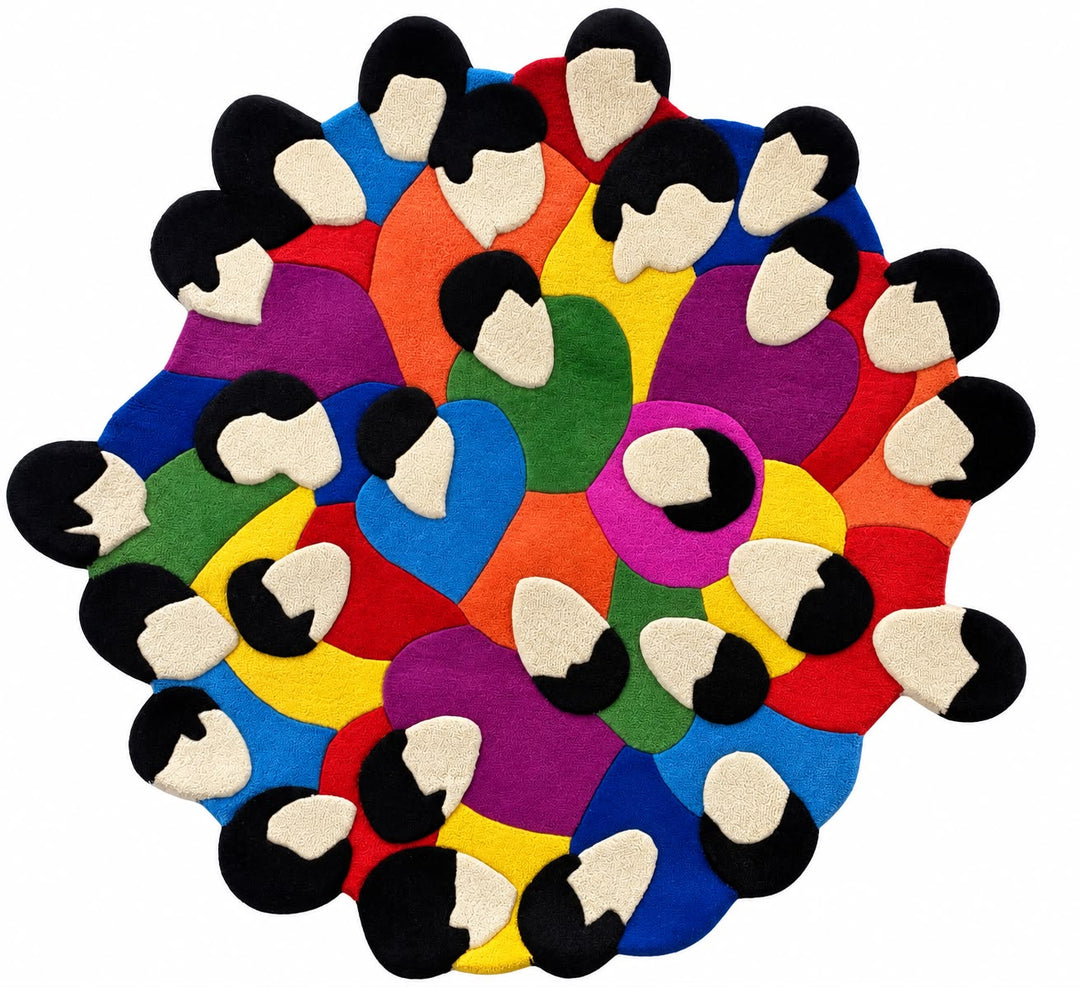 "The Other Face" Carpet | Marco Lodola