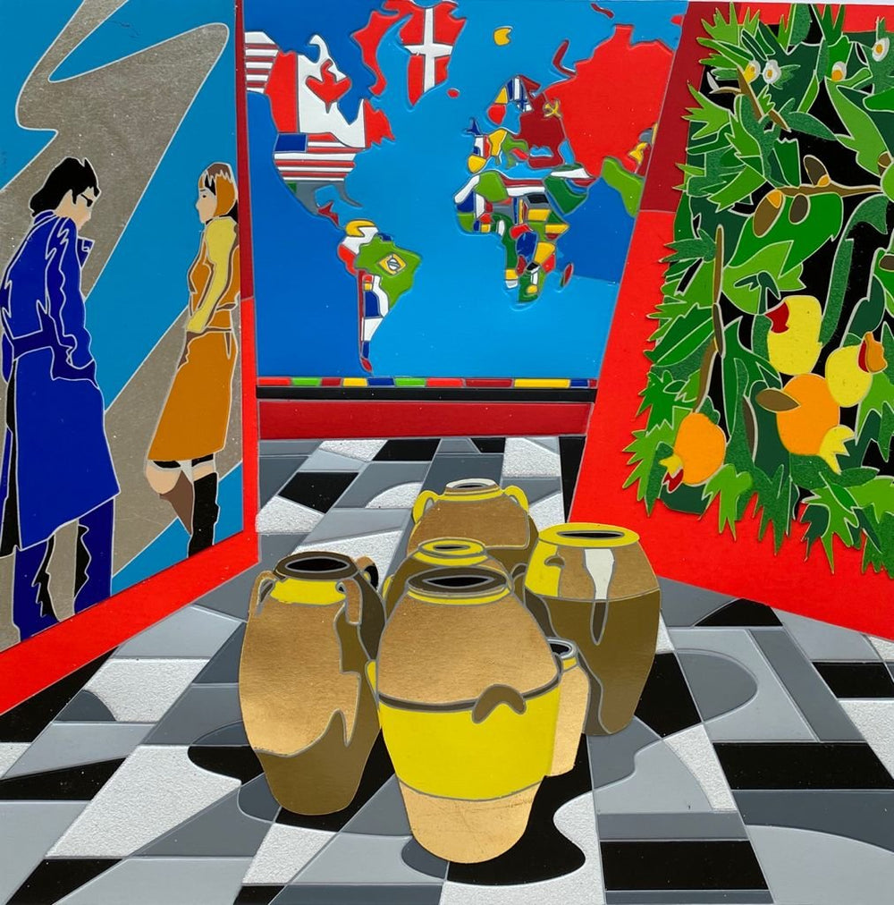 Opera incorniciata: Sguardi Contemporanei | Ugo Nespolo