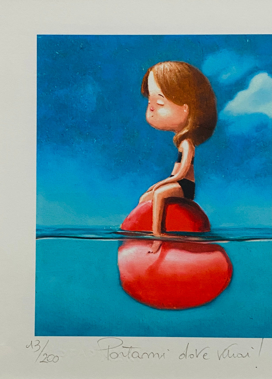 Opera in cornice: Portami dove vuoi  | Diego Santini