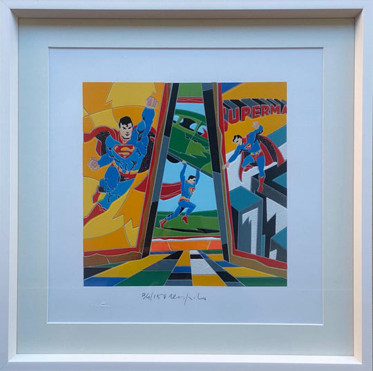 Opera in cornice: Übermensch | Ugo Nespolo