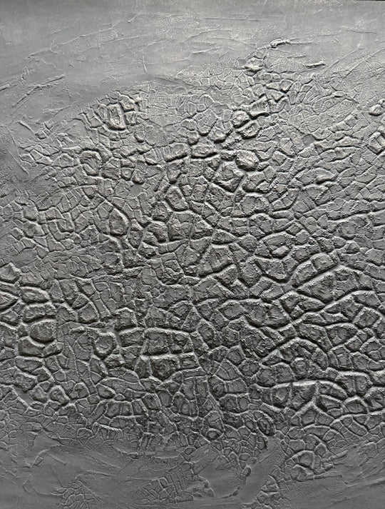 Cretto Nero D | Alberto Burri - Arte Focus™