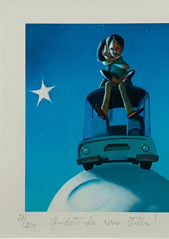 Opera in cornice: Guidato da una stella | Diego Santini