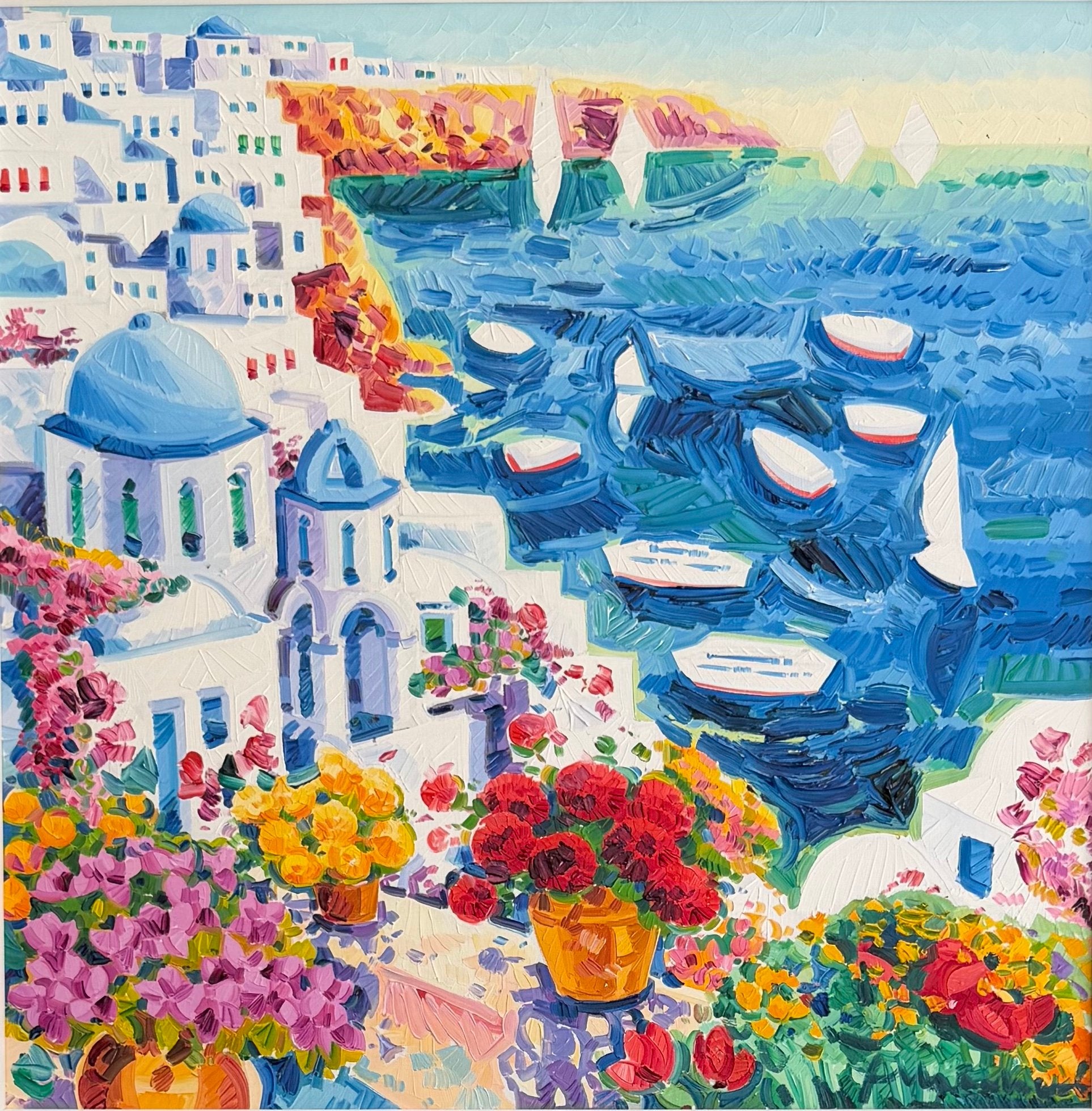 Oltre il tempo la luce di Santorini | Athos Faccincani - Arte Focus™