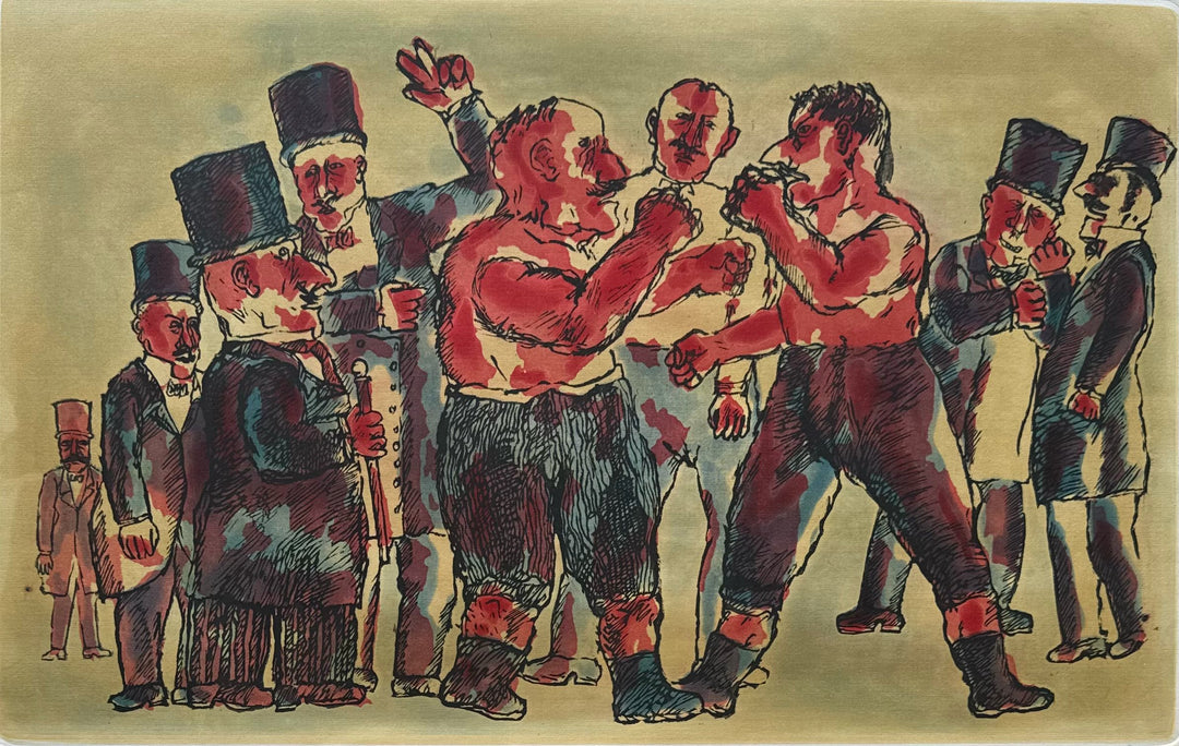 Incontro di pugilato | Franz Borghese - Arte Focus™