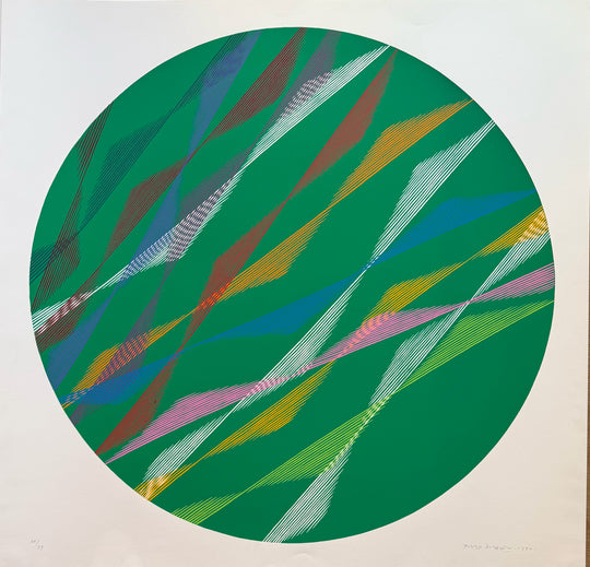 Ovale Verde | Piero Dorazio - Arte Focus™