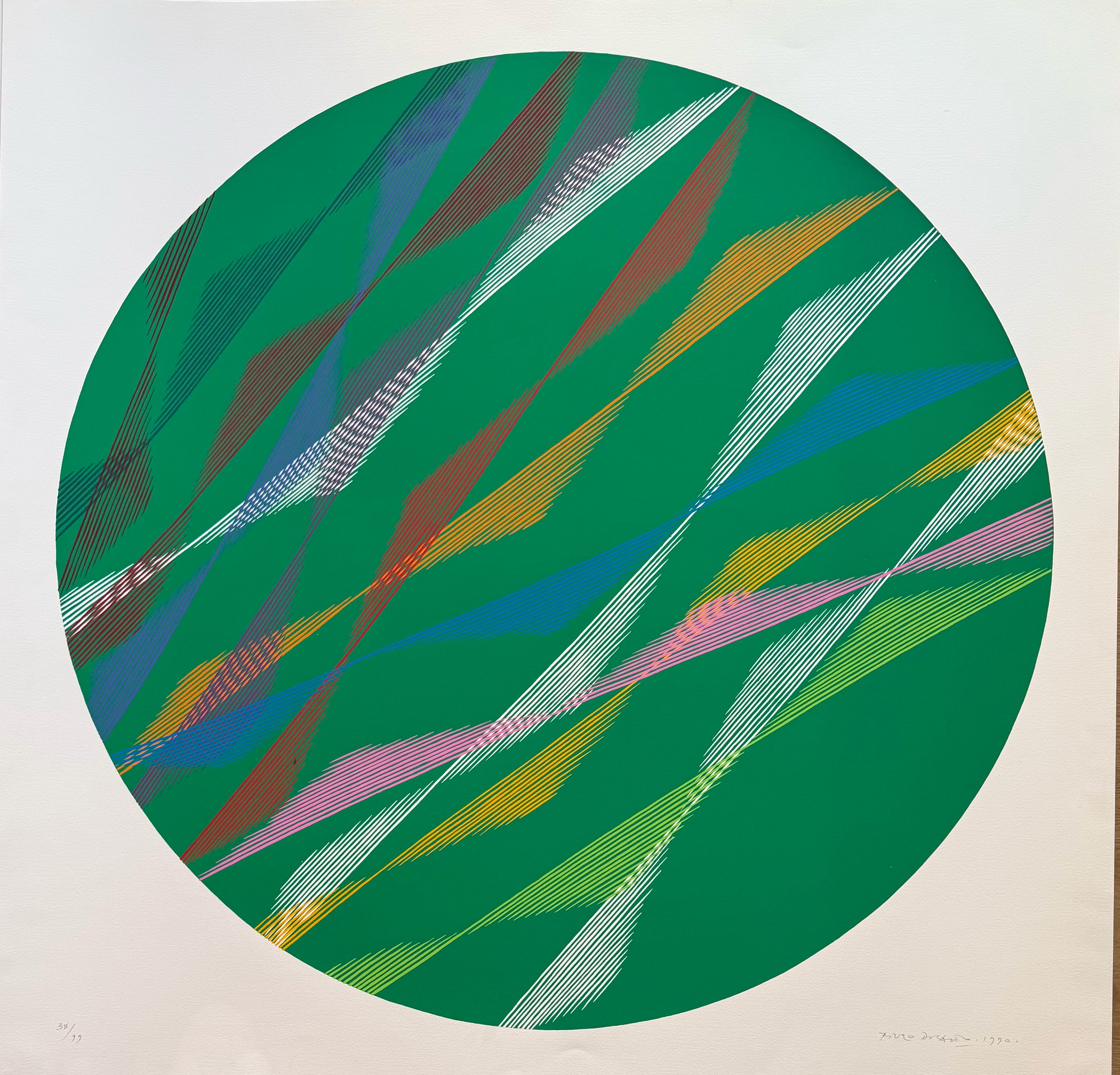 Ovale Verde | Piero Dorazio - Arte Focus™