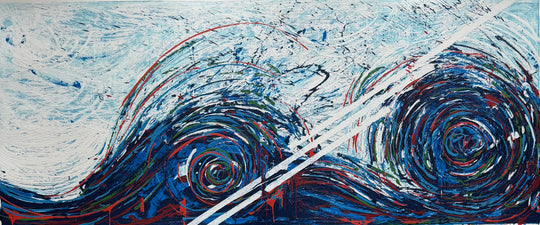 Onda neonata | Mario Schifano - Arte Focus™