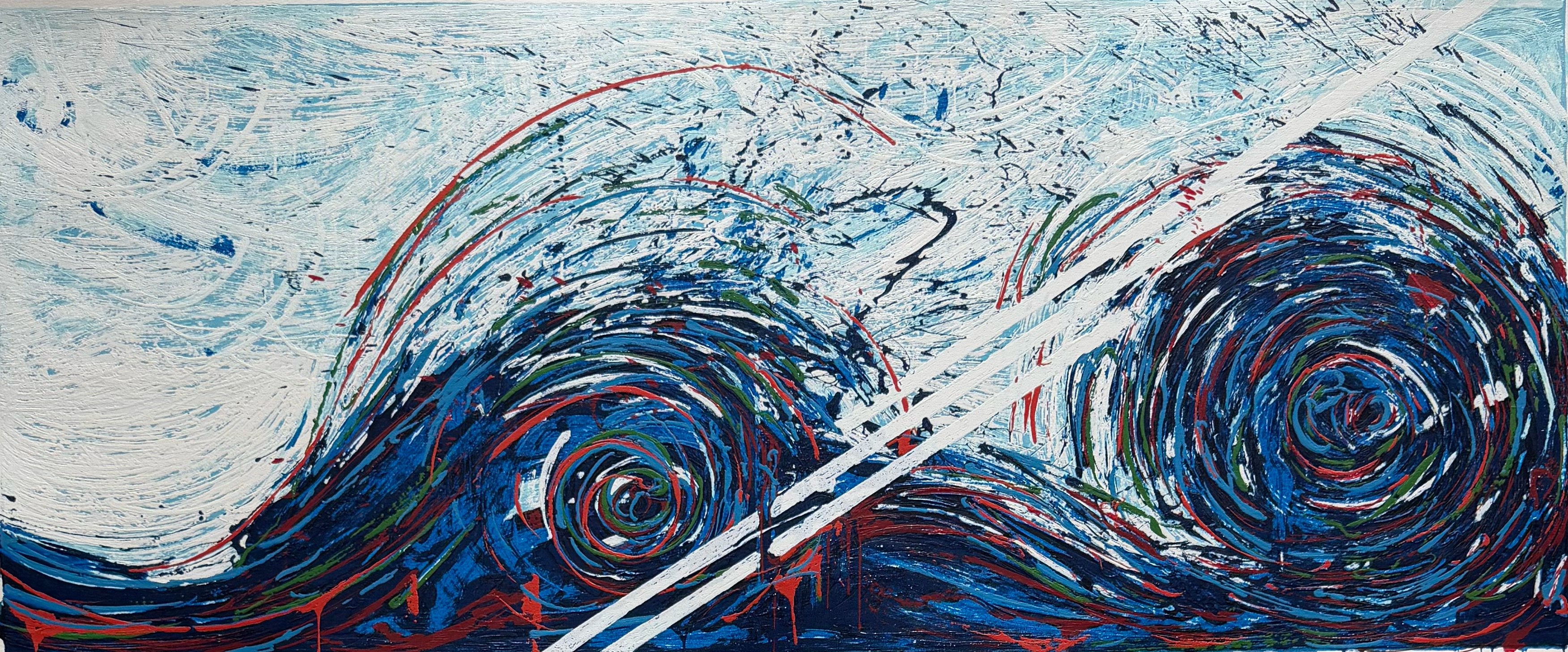 Onda neonata | Mario Schifano - Arte Focus™