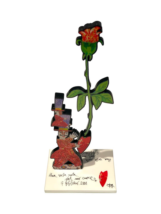 Una rosa nata dal mio cuore | Francesco Musante - Arte Focus™