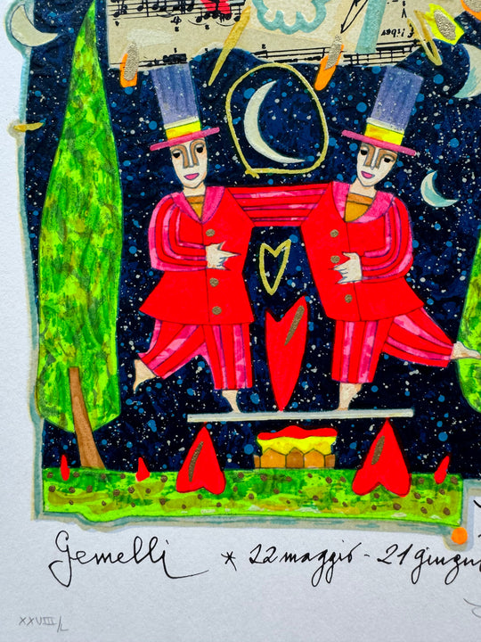 Segni Zodiacali "Gemelli" (Fondo bianco) | Francesco Musante