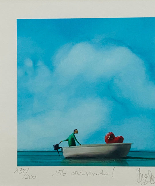 Opera in cornice: Sto arrivando | Diego Santini