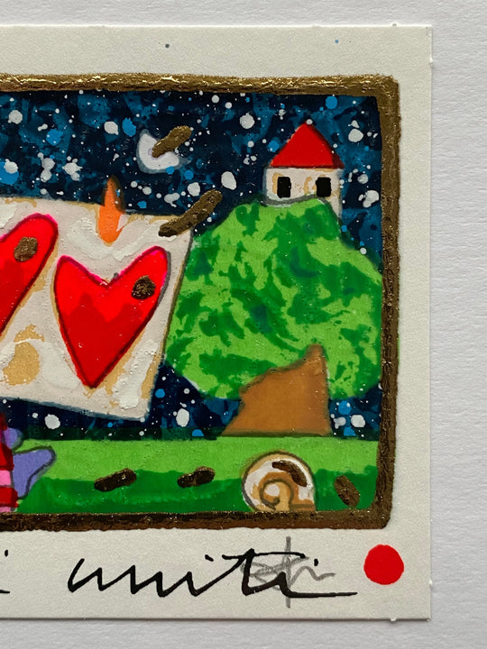 Opera in cornice: Cuori uniti | Francesco Musante