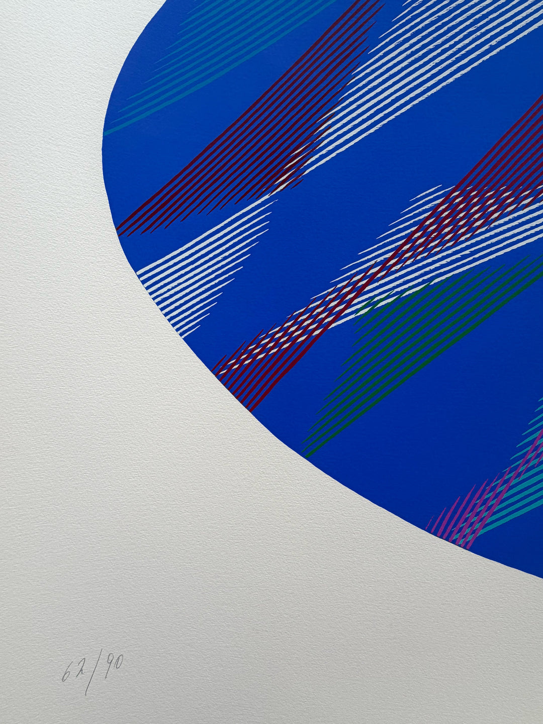 Ellisse Blu | Piero Dorazio - Arte Focus™